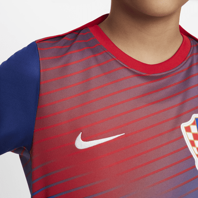 Kroatië Academy Pro Nike Dri-FIT voetbaltop met korte mouwen voor kids