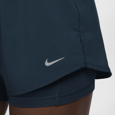 Shorts 2 en 1 Dri-FIT de tiro alto de 8 cm para mujer Nike One