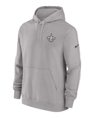 Men's Nike White New Orleans Saints Sideline Local Lockup Pullover Hoodie