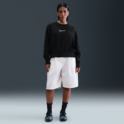 Sweat oversize à col ras-du-cou Nike Sportswear Phoenix Fleece pour Femme