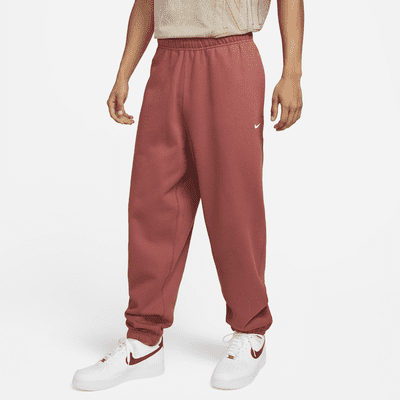 nike red swoosh joggers