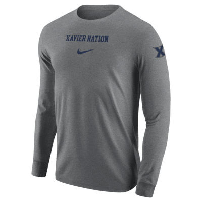 Xavier Men's Nike College Long-Sleeve T-Shirt. Nike.com