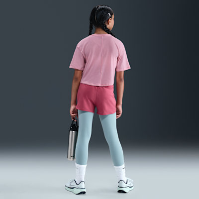 Nike One Relaxed Big Kids' (Girls') Dri-FIT Short-Sleeve Top