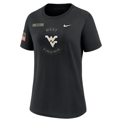 West Virginia Military Appreciation Women's Nike Dri-FIT College T-Shirt