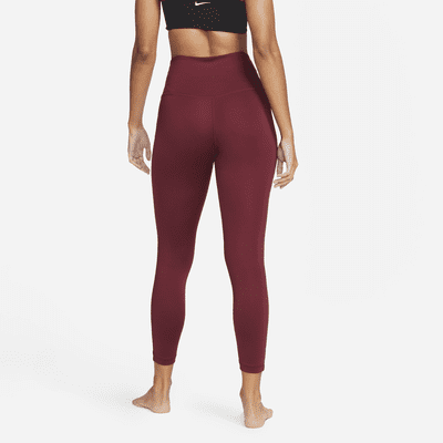 Leggings de cintura alta con ribete metálico de 7/8 para mujer Nike Yoga