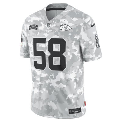 Derrick Thomas Kansas City Chiefs Salute to Service Men's Nike Dri-FIT NFL Limited Jersey