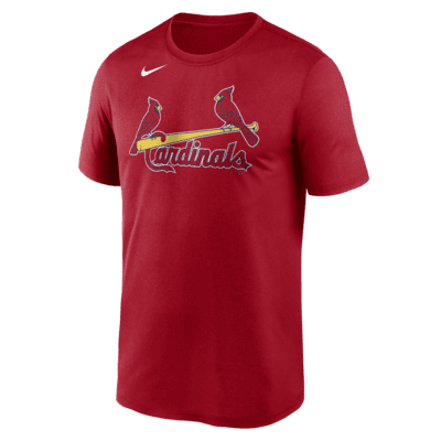 Nike Men's St. Louis Cardinals Legend Wordmark T-Shirt - Gray - L - L (Large)