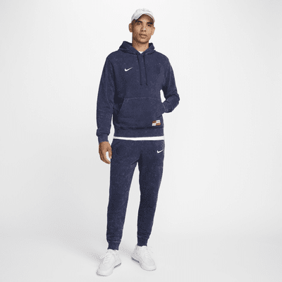 Felpa pullover da calcio in French Terry con cappuccio Nike Paris Saint-Germain Club – Uomo