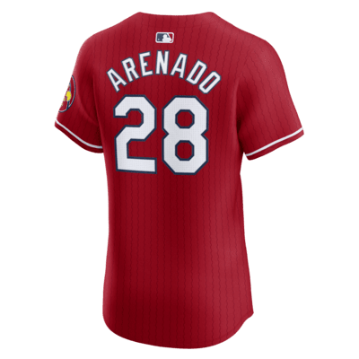 Jersey Nike Dri-FIT ADV de la MLB Elite para hombre Nolan Arenado St. Louis Cardinals City Connect