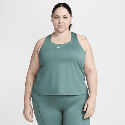Women Sleeveless Padded Built-in-Bra Tank Tops Bra Camisole Shirts Tee Plus  Size
