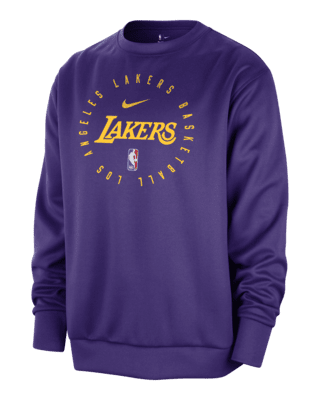 Мужской свитшот Los Angeles Lakers Spotlight Nike Dri-FIT NBA Crew-Neck