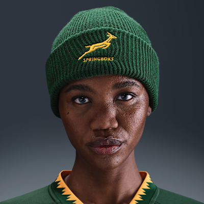 Unisex σκούφος ράγκμπι με ρεβέρ Springboks Nike