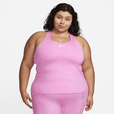 Buy Nike women plus size printed logo non padded sports bra blue