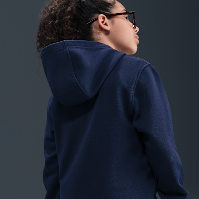 Sudadera con gorro para niños talla grande Nike Sportswear Club Fleece