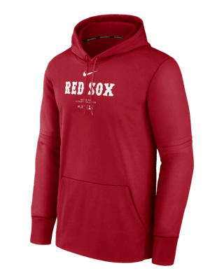 Мужское худи Boston Red Sox Authentic Collection Practice Nike Therma MLB Pullover Hoodie