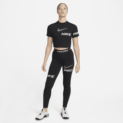 Nike Pro Women's Mid-Rise Full-Length Graphic Training Leggings. Nike.com