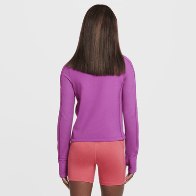 Nike Pro Girls' Therma-FIT 1/2-Zip Top