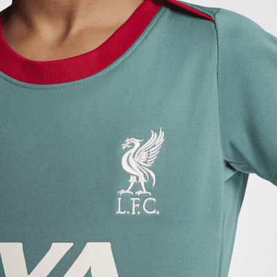 Liverpool FC Academy Pro Nike Dri-FIT rövid ujjú futballfelső gyerekeknek