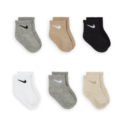 Calcetines al tobillo para bebé (12 a 24 meses) (6 pares) Nike Swoosh