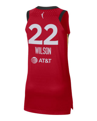 Women's Las Vegas Aces A'ja Wilson Nike Black Swingman Jersey