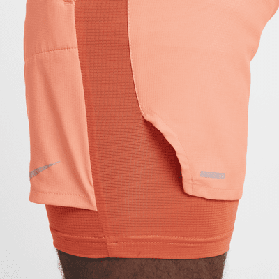 Löparshorts Nike Dri-FIT Stride Hybrid 13 cm för män