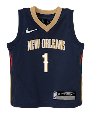 Детские  New Orleans Pelicans Zion Williamson Icon Edition Baby Nike NBA Bodysuit