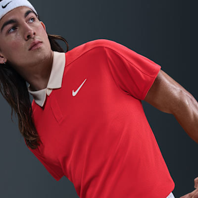 Ανδρική μπλούζα πόλο για τένις Dri-FIT ADV NikeCourt Slam