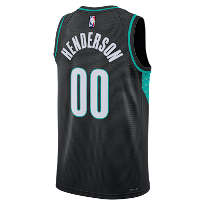 Scoot Henderson Portland Trail Blazers City Edition Men's Nike NBA Swingman Jersey