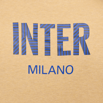 Felpa pullover da calcio in French Terry con cappuccio Nike Inter Club da uomo – Home