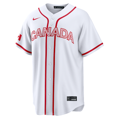 Canada National Baseball Team 2026 World Baseball Classic Men's Nike Stadium Jersey