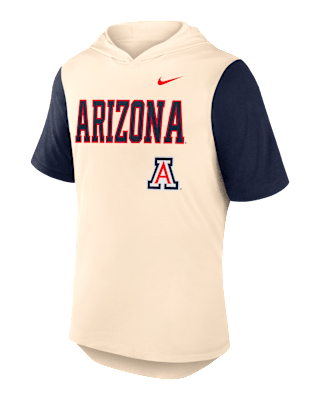 Мужская футболка Arizona Wildcats Baseball Script Nike Dri-FIT College Hooded