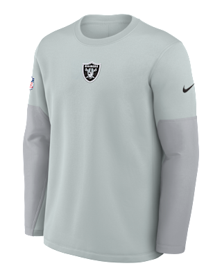 Мужская футболка Las Vegas Raiders Scripted To Win Sideline Coach Nike Therma-FIT NFL Long-Sleeve