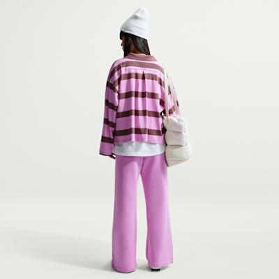 Nike Sportswear Phoenix Fleece Women's High-Waisted Wide-Leg Logo Pants