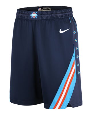 Мужские шорты Oklahoma City Thunder City Edition Nike Dri-FIT NBA Swingman Shorts