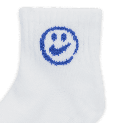 Nike Express Yourself Baby (0-6M) Gripper Socks (3 Pairs)