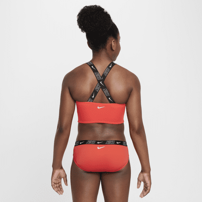 Nike Swim Conjunto Midkini con espalda cruzada - Niña