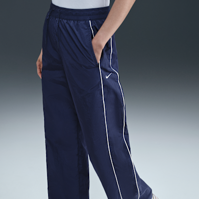 Nike Windrunner Women's High-Waisted Woven Open-Hem Trousers