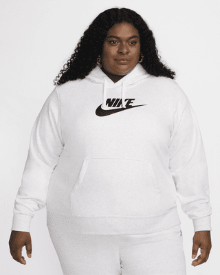 Женское худи Nike Sportswear Club Fleece Pullover Hoodie (Plus Size)