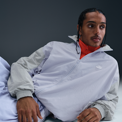 Chamarra deportiva de tejido Woven oversized para hombre Nike Club