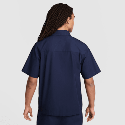 Nike Club Men's Short-Sleeve Button-Down Shirt