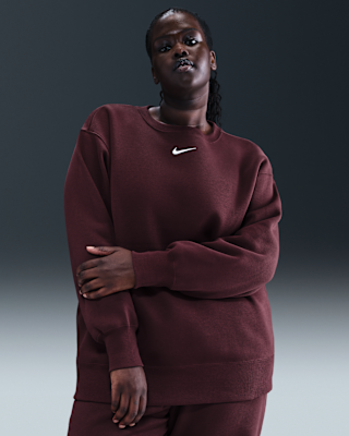 Женский свитшот Nike Sportswear Phoenix Fleece Oversized Crew-Neck (Plus Size)