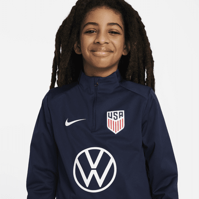 USMNT Strike Big Kids' Nike Storm-FIT Soccer Drill Top