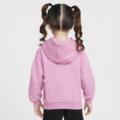 Sudadera con gorro sin cierre de tejido Fleece infantil Nike Sportswear Club