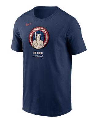 Мужская футболка Cleveland Guardians City Connect Large Logo Nike MLB