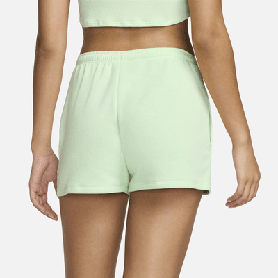 Shorts de French Terry slim de tiro alto de 5 cm para mujer Nike Sportswear Chill Terry