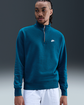 Мужские  Nike Sportswear Club 1/2-Zip Fleece Top