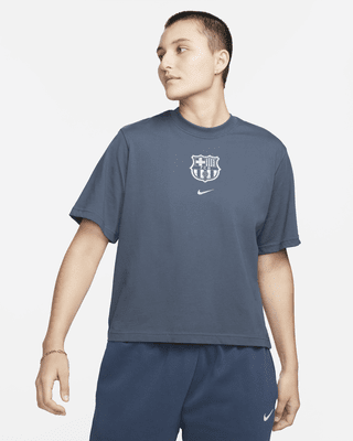 Женская футболка FC Barcelona Nike Soccer Boxy