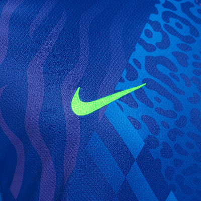 Męska koszulka piłkarska Nike Dri-FIT Brazylia Stadium 2025 (drużyna kobiet) (wersja wyjazdowa) – replika