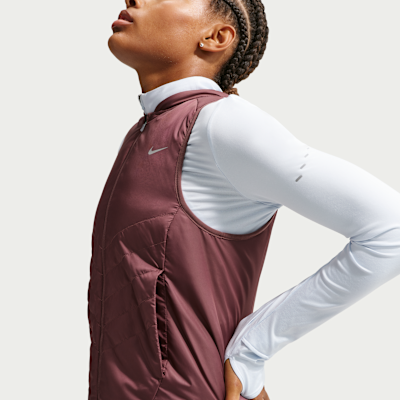 Damski bezrękawnik do biegania Nike Tempo Repel Warm