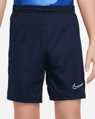 nike football academy shorts in navy